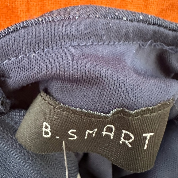 B. Smart 1 shoulder Sparkly Navy Formal Body Con Open Back Prom Maxi Dress Small - Picture 9 of 11